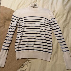 Zara Cream Ribbed Knit Top